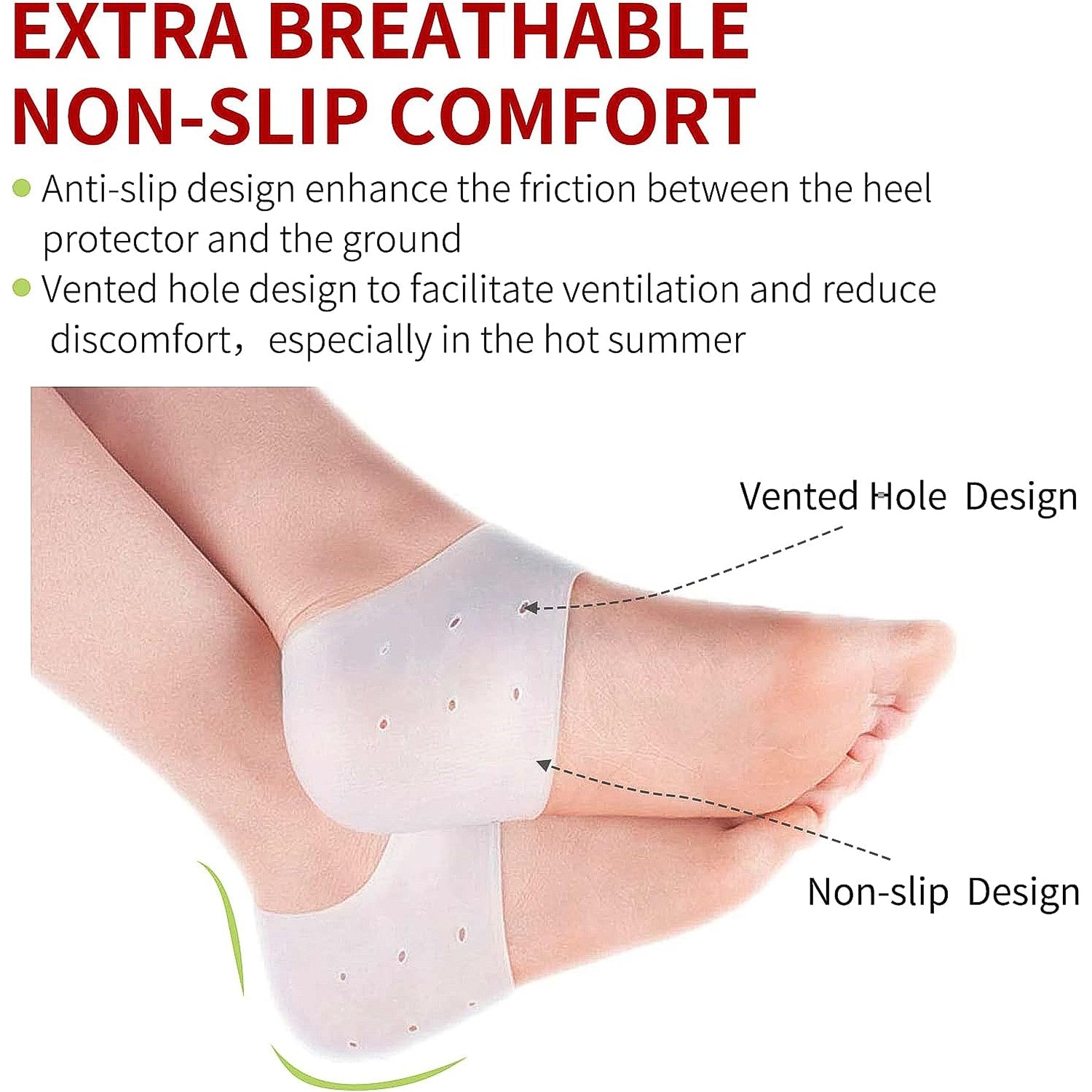 Kid Silicone Heel Protectors (1 Pair) Kid Silicone Heel Protectors (1 Pair)